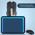 thumbnail image 5 of 2X Wireless Mouse Mouse Jiggler Mouse Mover LED Rechargeable 2.4G Mause Ergonomic Mini Mouse USB Optical Mice 1600 DPI, 5 of 5