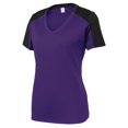 thumbnail image 1 of Gravity Threads Chemise à Manches pour Femmes - Violet/noir - Moyen, 1 of 1