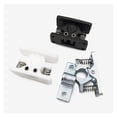 thumbnail image 4 of yeacher Heavy-Duty Spring Latch with Dual Roller Mechanism - Durable Plastic & Zinc Alloy Construction for Cabinets, Drawers, and Doors - Easy Installation with Included Screws - White Plastic Finish, 4 of 5