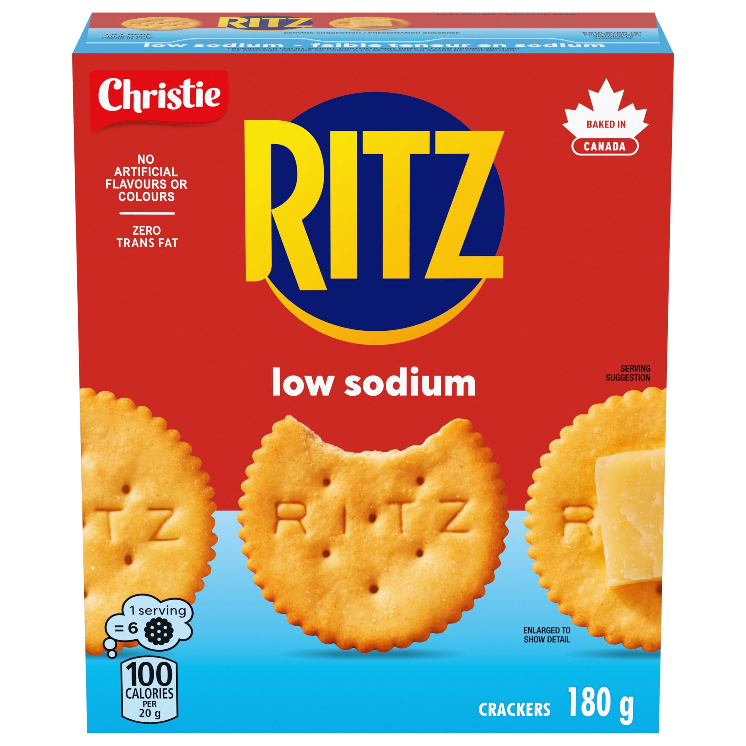Craquelins RITZ Faible teneur en sodium