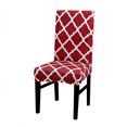 thumbnail image 1 of RisingPro Spandex Stretch Wedding Banquet Chair Cover Morocco Party Decor Dining Room Seat Cover, 1 of 7