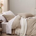 thumbnail image 4 of Bedsure Hazel Duvet Cover King Size - Soft Prewashed King Duvet Cover Set, 3 Pieces, 1 Duvet Cover 104x90 Inches with Zipper Closure and 2 Pillow Shams, Comforter Not Included, 4 of 6