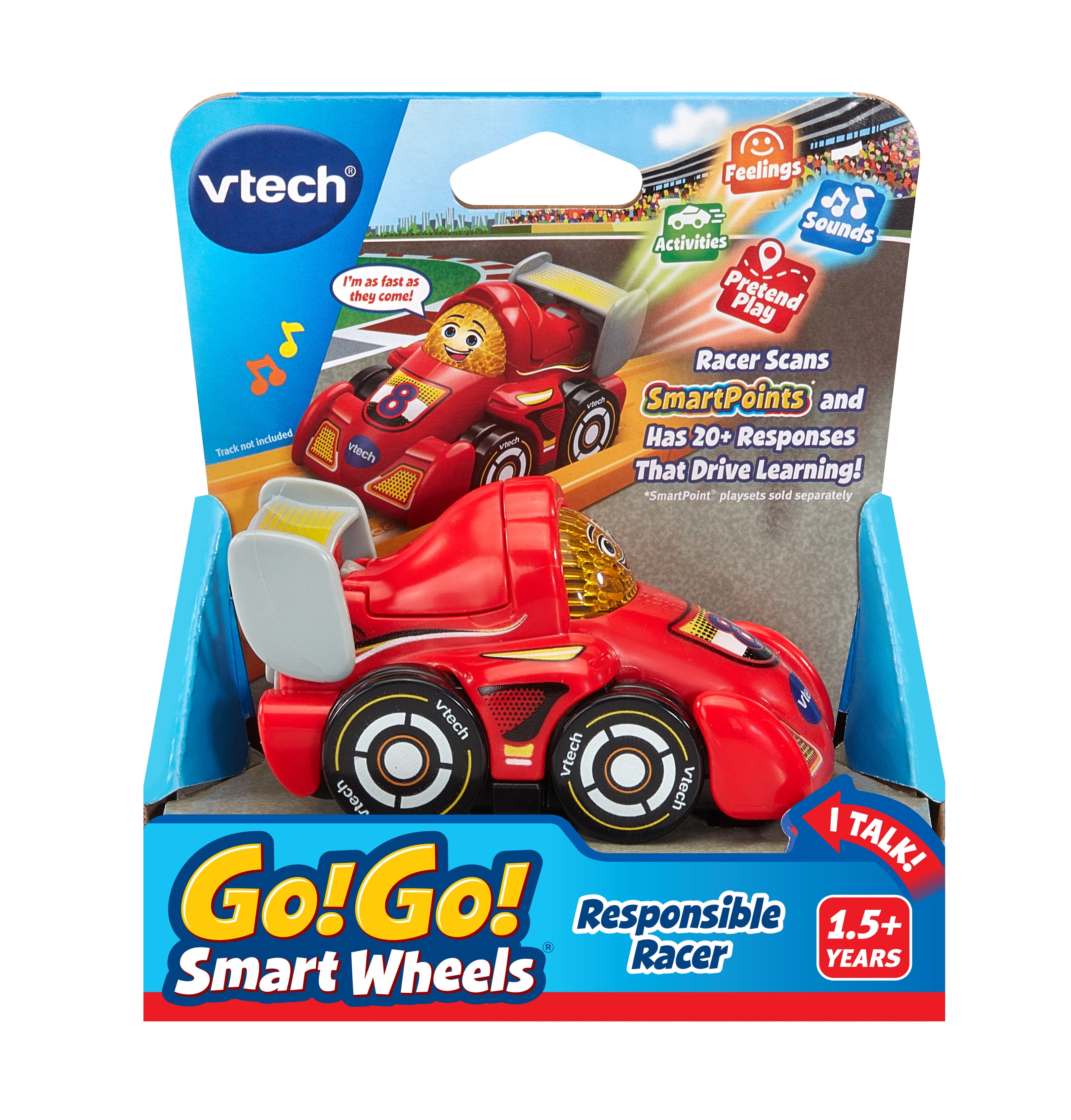 VTech® Tut Tut Bolides Louis Bolide Grand Prix avec sons - Version anglaise, 1.5+ Ans