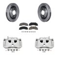 thumbnail image 1 of CMX Front Disc Brake Caliper Rotors and Ceramic Pads Kit for Car Ford F-150 Expedition Lincoln Navigator KC8-100152C, 1 of 11