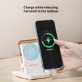 thumbnail image 4 of 1 Set Wireless Charger 2-in-1 Low-Temperature Not Hurt Battery Fast Induction 65W Horizontal And Vertical Charging Chair Wireless Phone Charger Mobile Phone Accessories, 4 of 10