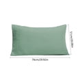 thumbnail image 2 of Tyidzon 2 Pack Throw Pillow Covers, 20X30 Inch Queen Pillow Cases Set, Soft, Anti-Wrinkle, Fade Resistant, Envelope Closure Pillow Cases Standard Size, 2 of 6