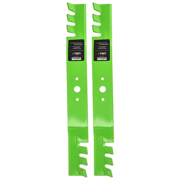 LawnRAZOR Toothed Blade for MTD Cub Cadet 42 inch LT1042 2 Pack 810-CBL2375D