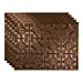 thumbnail image 3 of FASÃ„DE Traditional Style/Pattern 1 Decorative Vinyl 18in x 24in Backsplash Panel in Oil-Rubbed Bronze (5 Pack), 3 of 15