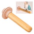 thumbnail image 1 of Bird Perch Stand Toy Quartz Stone Wear Proof Durable Grinding Claws Beak Washable Bird Cage Colorful  Stand Toy Platform Paw Grinding Stick For   Bird Colors Vary, 1 of 8