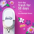 thumbnail image 3 of Febreze Plug In Air Freshener, Odor-Fighting Scented Oil Refill, Moonlight Breeze 3 Refills, 3 of 16