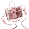 thumbnail image 3 of TopLLC Clear Purses For Women & Men-PVC Messenger Handbag Transparent Crossbody Purse Bag For Concert Sports Events & Amusement, 3 of 3