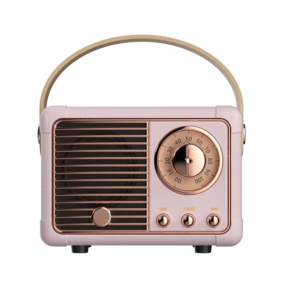 TopLLC Bluetooth Speaker Mini Wireless Speaker,Outdoor Portable Bluetooth Speaker With Clear Stereo Sound Bass,Mini Retro Speaker on Clearance