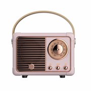 PEZHADA Bluetooth Speaker Mini Wireless Speaker,Outdoor Portable Bluetooth Speaker with Clear Stereo Sound Bass,Mini Retro Speaker