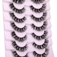 thumbnail image 4 of LAICAIW Natural Cluster Lashes D Curl Lashes Clusters Natural Look Individual False Eyelashes 7 Pairs DIY Russian Lashes Multipack, 4 of 7