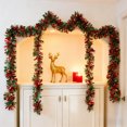 thumbnail image 3 of Guirlande de Guirlande Bicolore de Noël 200 cm x 9 cm – Bandes Décoratives Rouges pour Animaux de Compagnie pour la Décoration d'Arbres et de Tables à l'Intérieur et à l'Extérieur, 3 of 5
