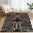 thumbnail image 3 of Front Door Mat Indoor Polyester Entrance Carpet Washable Mud Trap Floor Mat for Home with Lines Design 1574x2362 Inch, 3 of 3