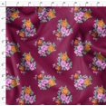 thumbnail image 4 of Soimoi Moss Georgette Fabric Florals Floral Printed Fabric 1 Yard 42 Inch Wide, 4 of 6