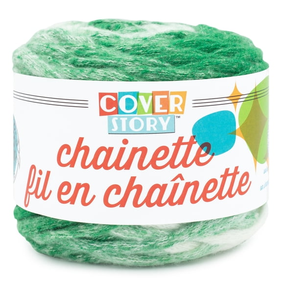 Lion Brand Couverture Histoire Chaînette Fil-Kelly Vert 565