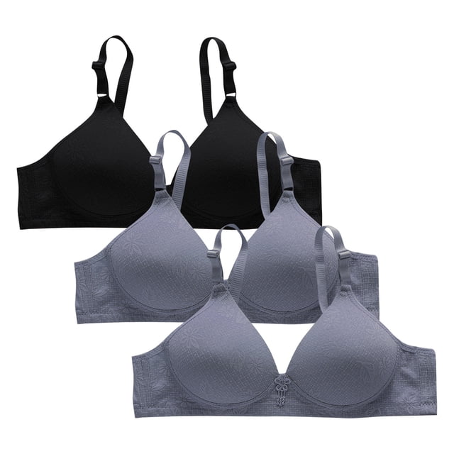 Plebaso Bras for Women Wireless Push up Bralettes Full Coverage Padded Womens Everyday Bras Multipacks