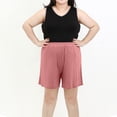 thumbnail image 2 of AherBiu Shorts Grande Taille pour Femmes, Pyjama Taille Haute, Shorts à Jambes Larges, Bas de Pyjama Confortables et Doux, Shorts, 2 of 7