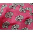 thumbnail image 4 of oneOone Silk Tabby Fabric Animal Face Block Fabric Prints By Yard 42 Inch Wide, 4 of 4