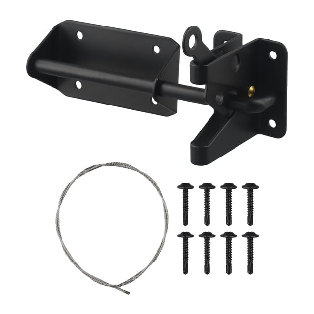 Door Latch Heavy Duty Gate Latch Kit for Outdoor Garden Pool Metal Gates Fence