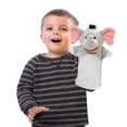 thumbnail image 3 of Melissa & Doug Zoo Animals Hand 3 Plush Puppets, 3 of 4