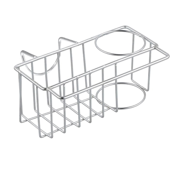 Chmadoxn Kitchen Gadgets, Kitchen Accessories, Kitchen Utensils, Kitchen Tool Sponge For Kitchen Sink 2 In 1 Sink Frame 304 Stainless Steel Kitchen Bathroom Organizer Accessories Sink rack