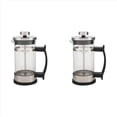 thumbnail image 1 of 2X Coffee Maker Pot,Stainless Steel Glass Coffee Pot French Press Filter Pot Household Tea Maker,Suitable for Making Tea,2 * Coffee Pot,transparent, 1 of 7