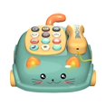 thumbnail image 4 of Children's Simulation Telephone Training Creative 's Language Ability Cute Cartoon Unisex Children - Green, 14x17cm, 4 of 7