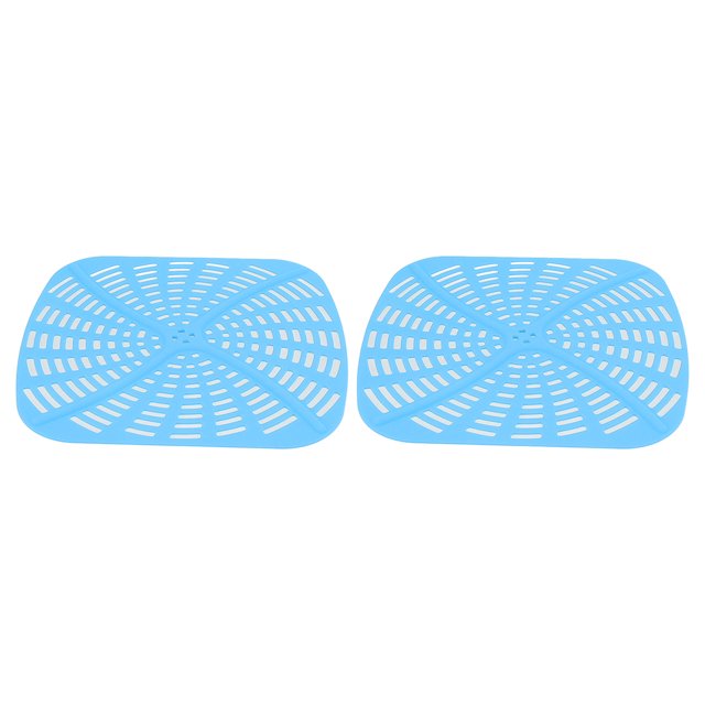 Doublure de Friteuse en Silicone, Remplacement de Doublure de Friteuse Résistant au Lave-Vaisselle Réutilisable 2pcs pour la Cuisson Rouge, Noir, Gris, Bleu