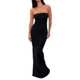 thumbnail image 3 of Faithtur Robe Sans Manches Épaules Dénudées pour Femmes Été Élégante Robe Moulante de Cocktail Mode Urbaine de Plage, 3 of 7
