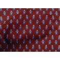 thumbnail image 4 of oneOone Cotton Cambric Dark Red Fabric Robot Cartoon Craft Projects Decor Fabric Printed By The Yard 56 Inch Wide, 4 of 4