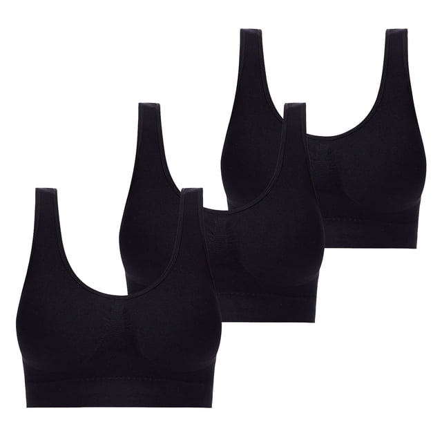 Birdeem 3 Pcs Soutien-Gorge Confortable Sans Armature Respirant pour Femmes