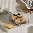 thumbnail image 4 of SLYNSHome Clear Stackable Storage Drawer,Acrylic Drawer Cosmetic Organizer,Plastic Organizer for Dresser,Under,Kitchen Cabinet,Pantry,Home Organization and Storage, 4 of 7