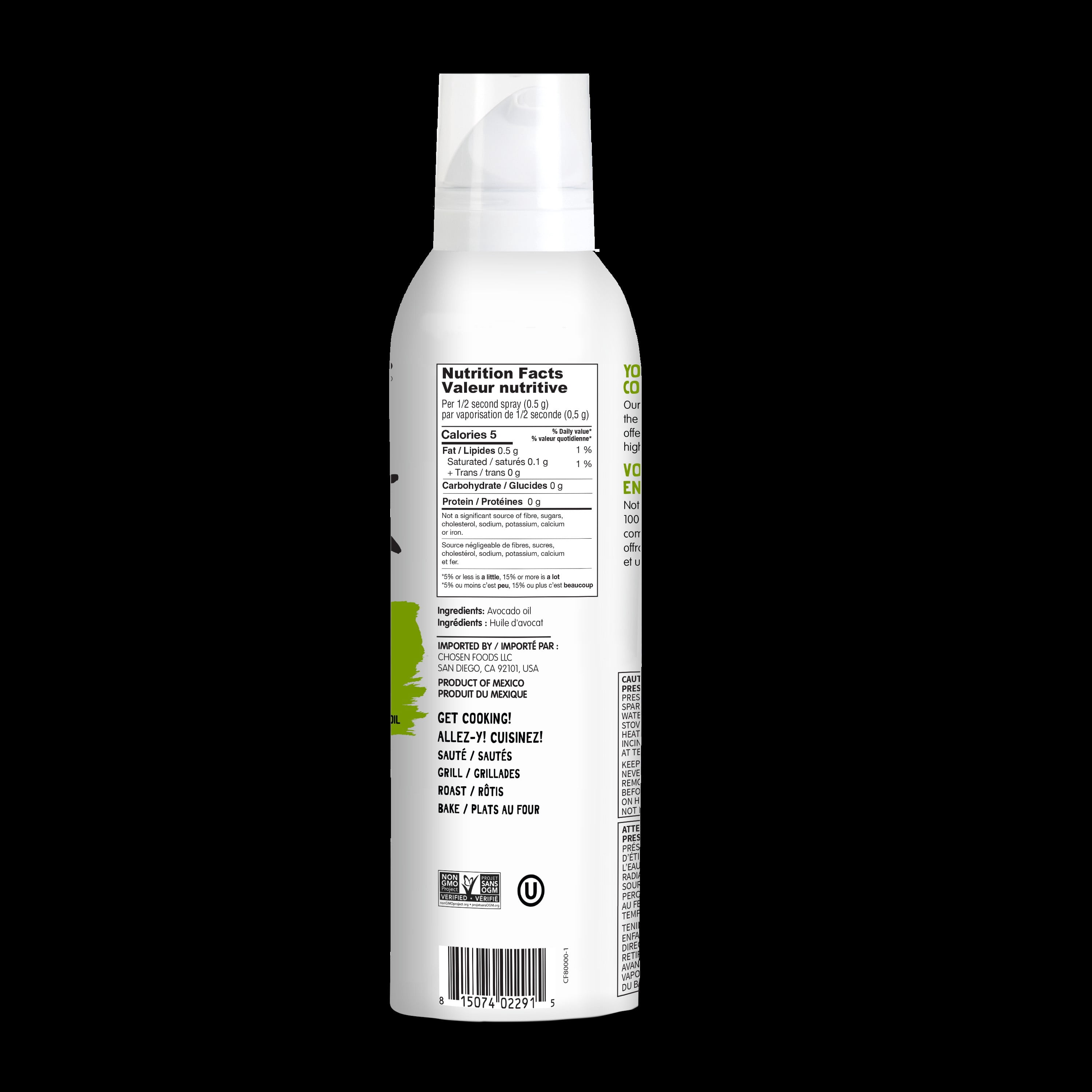 Chosen Foods Avocado Oil Spray 383g