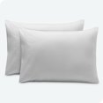 thumbnail image 1 of Bare Home Pillowcase Set - Envelope Closure - Premium 1800 Collection - Double Brushed - Ultra Soft - Standard Size, Cloud Gray, 2 Count, 1 of 6