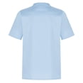 thumbnail image 3 of EQWLJWE Chemise d'Été pour Hommes Hauts de Mode pour Hommes Rétro Couleur Unie Ample Décontractée Chemise à Manches Courtes Hauts à Manches Courtes pour Homme, 3 of 7