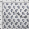 thumbnail image 2 of oneOone Cotton Flex Fabric Paisley Block Printed Fabric 1 Yard 40 Inch Wide, 2 of 4