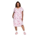 thumbnail image 2 of Iyla Women's Plus Flutter-Sleeve Nightgown, 2 of 6