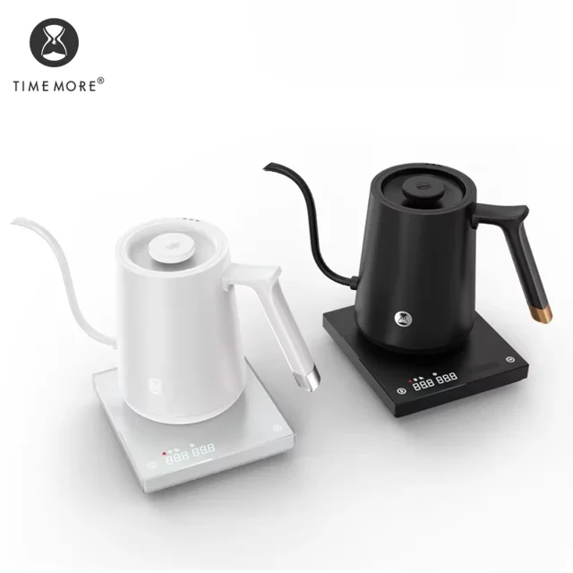 TIMEMORE Fish Pro X Electric Pour Over Kettle 900ml Black New