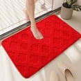 thumbnail image 2 of Dvruxg Thickened Absorbent Bathroom Mat – Non-Slip Soft Velvet Floor Rug for Toilet, Restroom & Bedroom, Easy-Care Polyester Door Mat with Anti-Slip Backing, 2 of 5