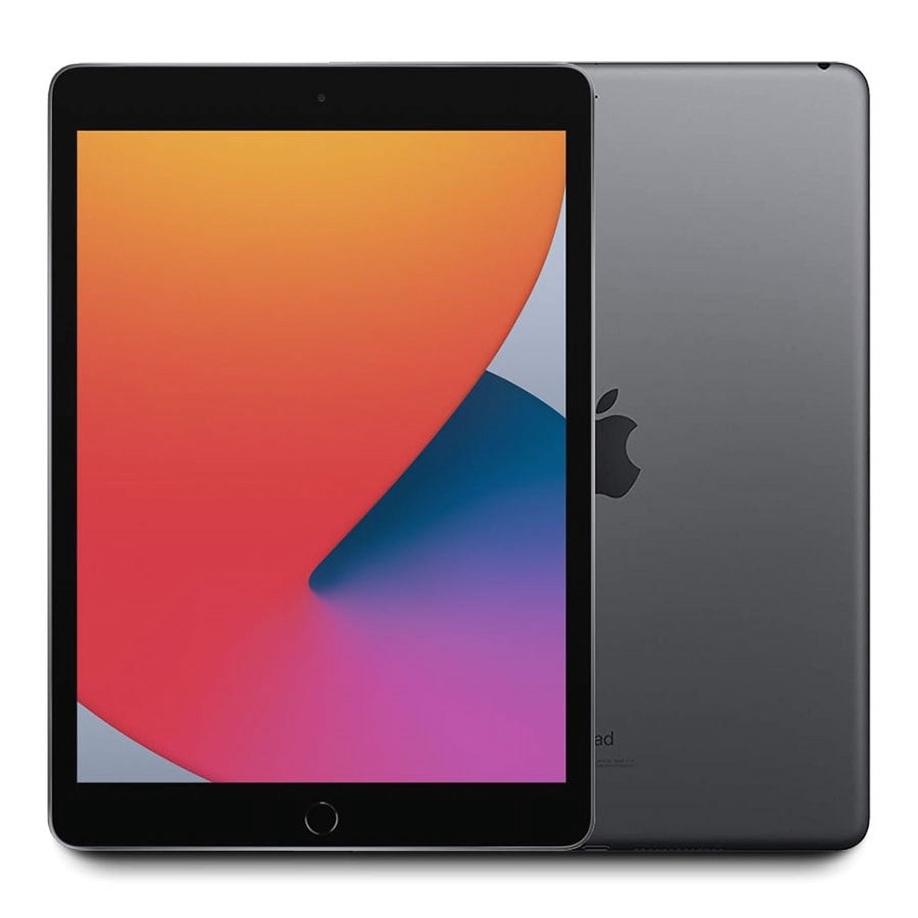 Restored 2020 Apple iPad 8 10.2" Display 128GB Storage WiFi Only MYLD2LL/A Space Gray (Refurbished)