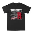 thumbnail image 1 of NBA Officially Licensed Toronto Raptors  Vintage Logos Black T-Shirt, 1 of 2