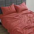 thumbnail image 2 of Nestl Full Sheet Set, 1800 Series Microfiber Deep Pocket 4 Piece Bed Sheet Set, 2 of 8