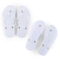 thumbnail image 1 of Wedding Star 4474-08 Sandales de Plage Blanches Xo Embossées, Petites, 1 of 5