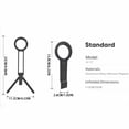 thumbnail image 3 of ZLight Portable Phone Holder With Dual-sided Magnetic Mount Dual-sided Magnetic Tripod silver, 3 of 6