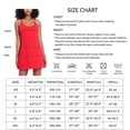 thumbnail image 3 of maskred Robe d'Entraînement pour Femmes, Tenue de Danse, Séchage Rapide, Couleur Unie, Robe de Golf Tennis, Vert G, 3 of 6