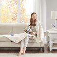 thumbnail image 3 of Home Essence Apartment Heated microlight to teddy fleece throw, 3 of 8