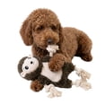 thumbnail image 2 of One Paw, Hedgehog Rope Dog Toy with Squeaker and Durable Stitching, 2 of 7